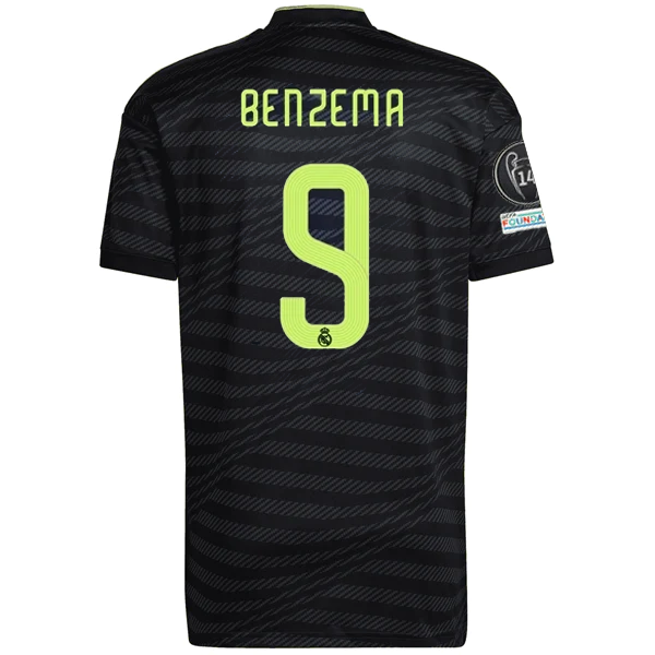 2022/23 adidas Karim Benzema Real Madrid Away Authentic Jersey