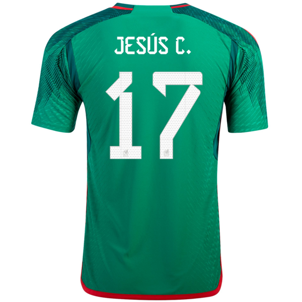 adidas Mexico Authentic Jesus Corona Home Jersey 22/23 (Vivid Green)