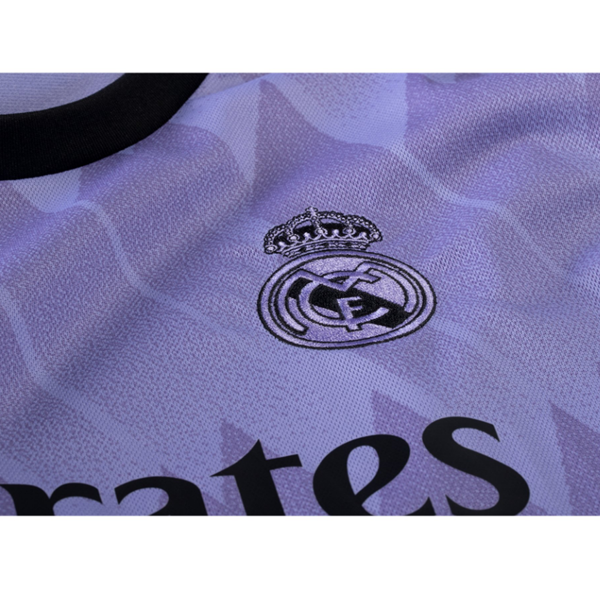 adidas Real Madrid David Alaba Away Jersey w/ Champions League Patches 22/23 (Purple/Black)