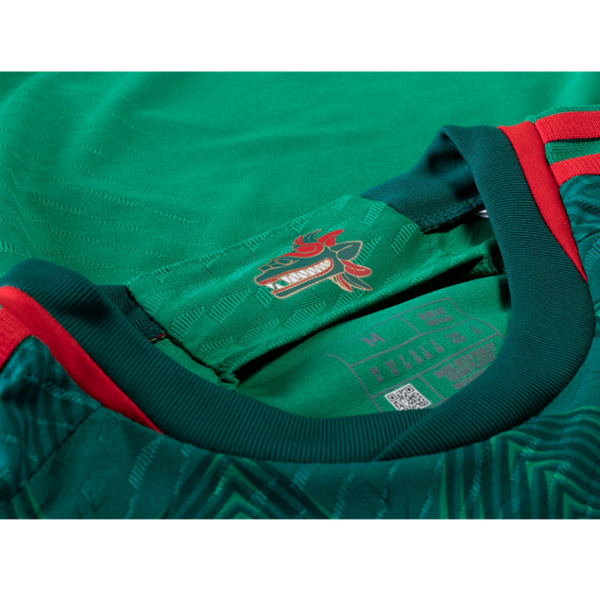 adidas Mexico Authentic Home Jersey 22/23 (Vivid Green)