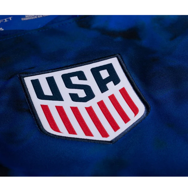 Nike United States Tyler Adams Long Sleeve Away Jersey 22/23 (Bright Blue/White)