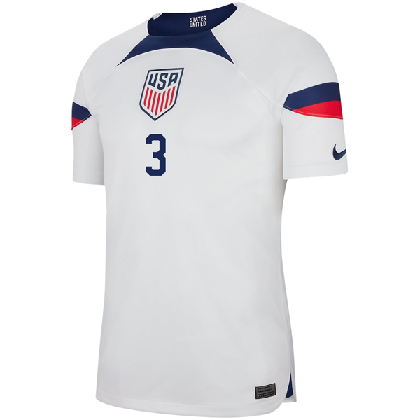 Nike United States Authentic Match Walker Zimmerman Home Jersey 22/23 (White/Loyal Blue)